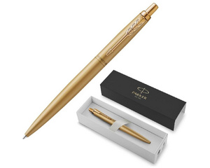 Ручка шариковая Parker Jotter XL SE20 Golden GT цвет чернил синий цвет корпуса золотой (артикул производителя 2122754)